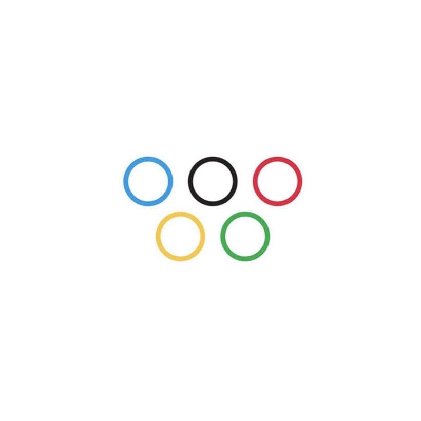 logo shows 5 seprarated rings