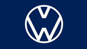 volkwagen logo with v and w seprarated